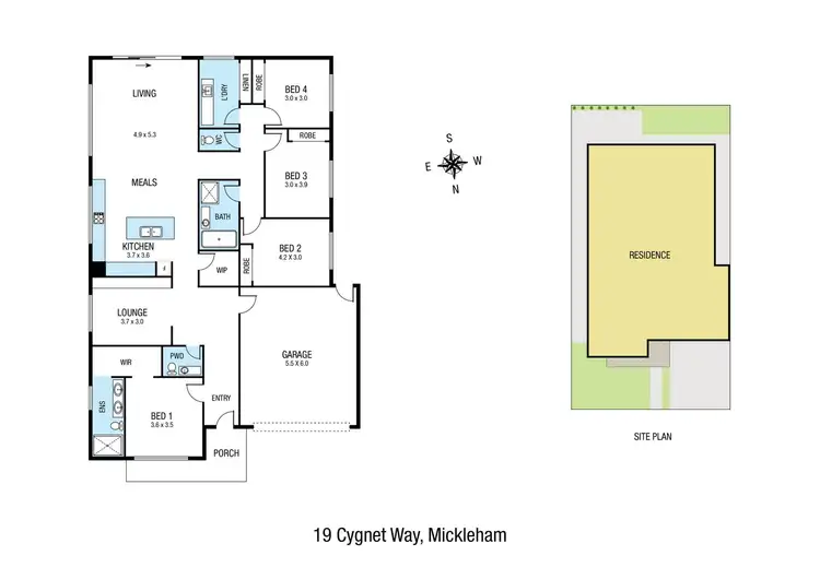 Floorplan of Homely house listing, 19 Cygnet Way, Mickleham VIC 3064