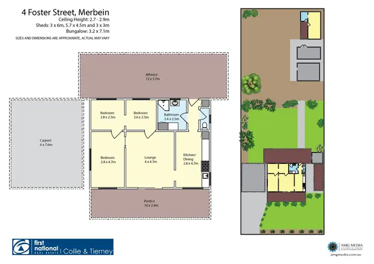 Floorplan of Homely house listing, 4 Foster Street, Merbein VIC 3505