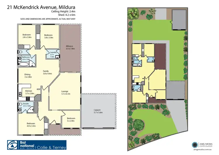 Floorplan of Homely house listing, 21 McKendrick Avenue, Mildura VIC 3500