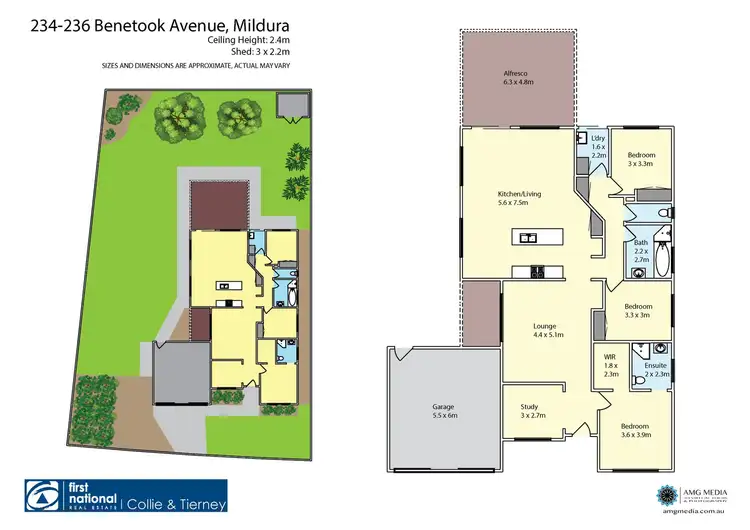 Floorplan of Homely house listing, 234-236 Benetook Avenue, Mildura VIC 3500