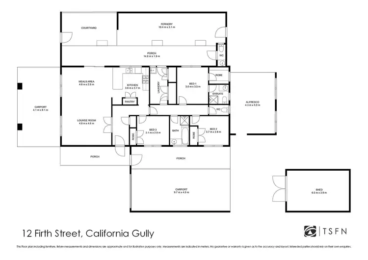 Floorplan of Homely house listing, 12 Firth Street, California Gully VIC 3556