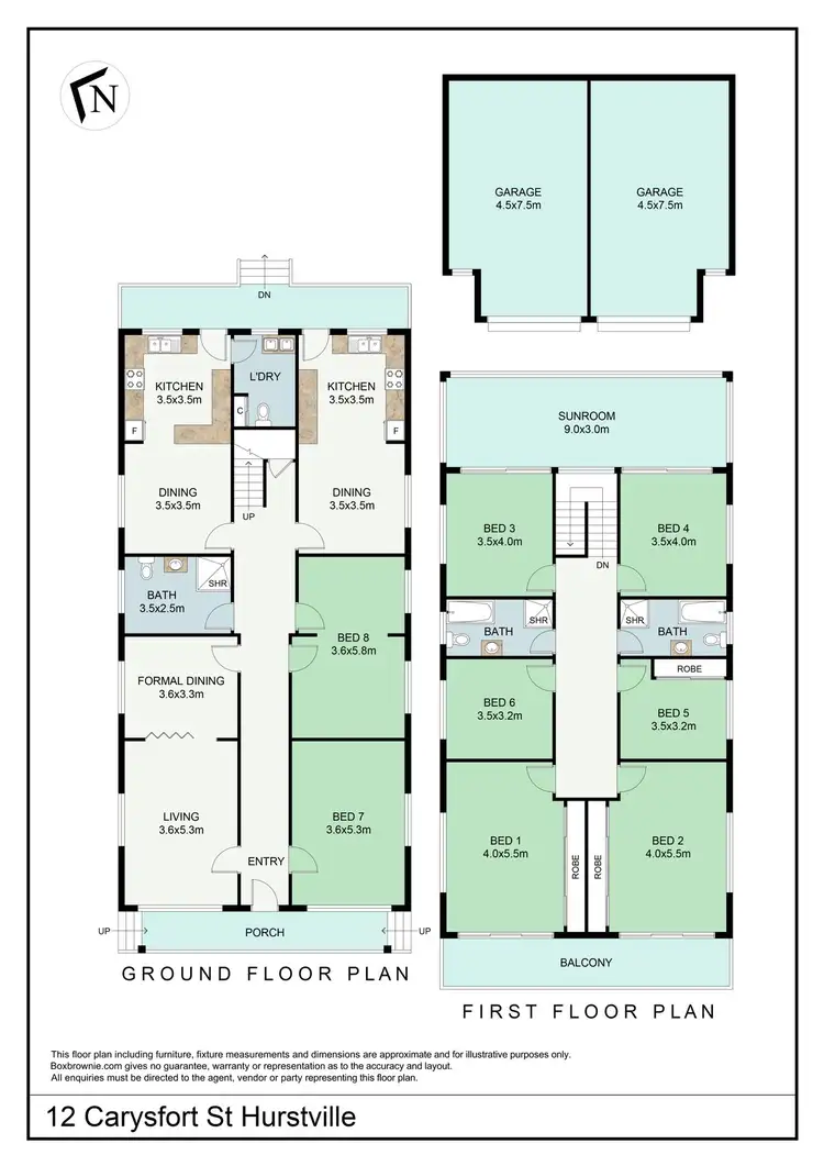 Floorplan of Homely house listing, 12 Carysfort Street, Hurstville NSW 2220