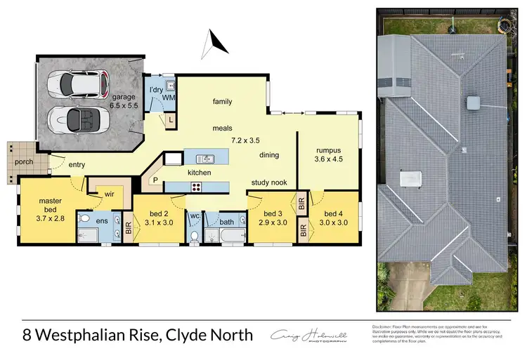 Floorplan of Homely house listing, 8 Westphalian Rise, Clyde North VIC 3978