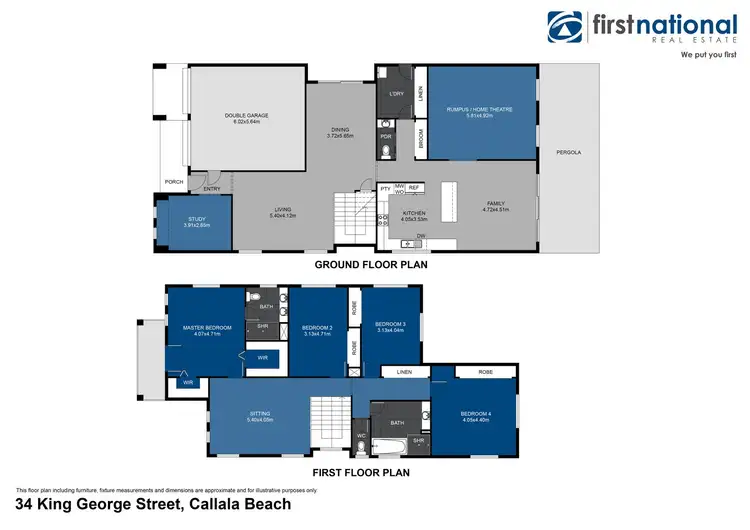 Floorplan of Homely house listing, 34 King George Street, Callala Beach NSW 2540