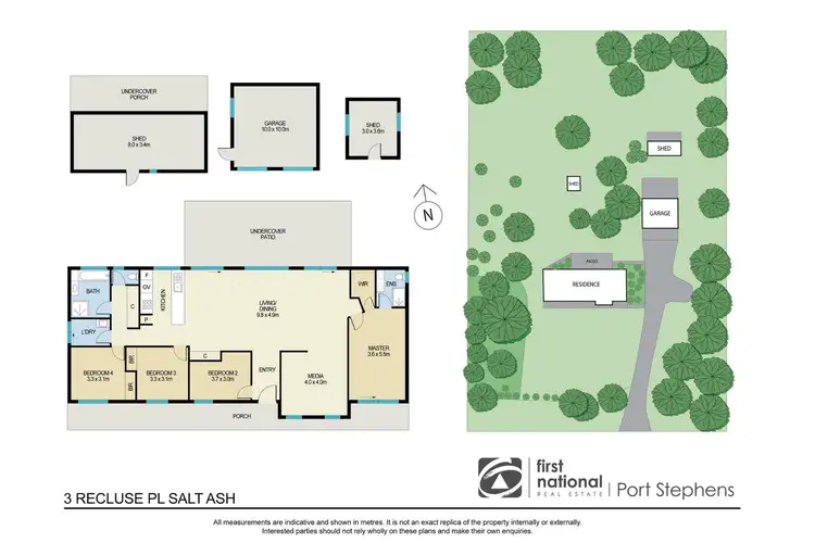 Floorplan of Homely house listing, 3 Recluse Place, Salt Ash NSW 2318
