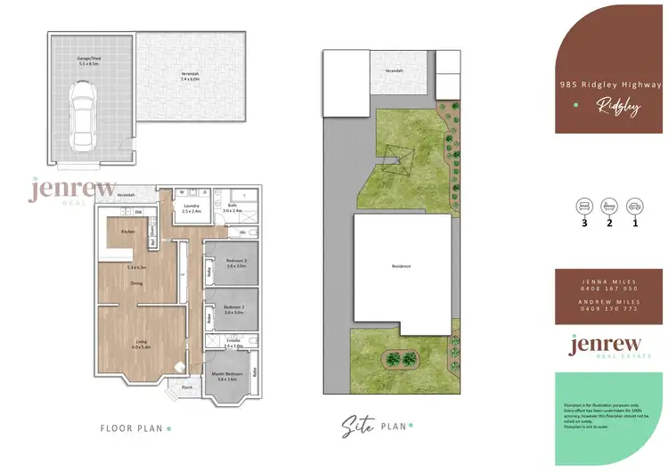 Floorplan of Homely house listing, 985 Ridgley Highway, Ridgley TAS 7321