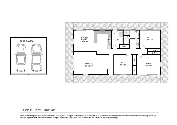 Floorplan of Homely house listing, 5 Corella Place, Gulmarrad NSW 2463
