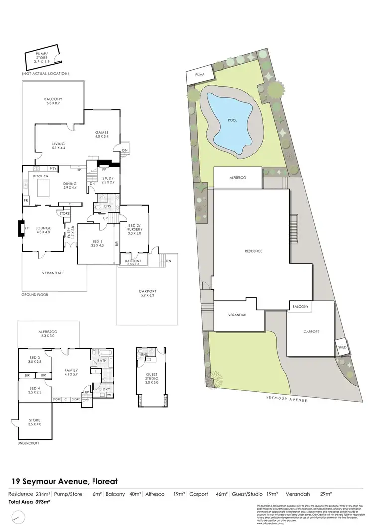 Floorplan of Homely house listing, 19 Seymour Avenue, Floreat WA 6014