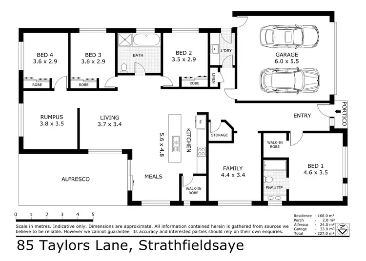 Floorplan of Homely house listing, 85 Taylors Lane, Strathfieldsaye VIC 3551