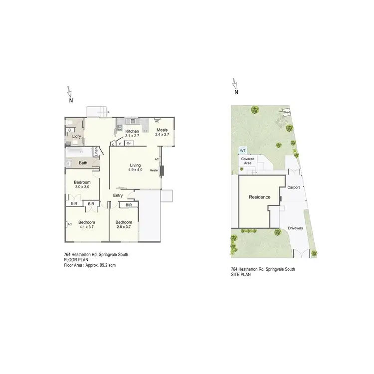 Floorplan of Homely house listing, 764 Heatherton Road, Springvale South VIC 3172