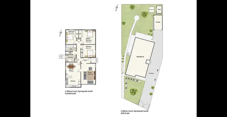 Floorplan of Homely house listing, 2 Albion Court, Springvale South VIC 3172