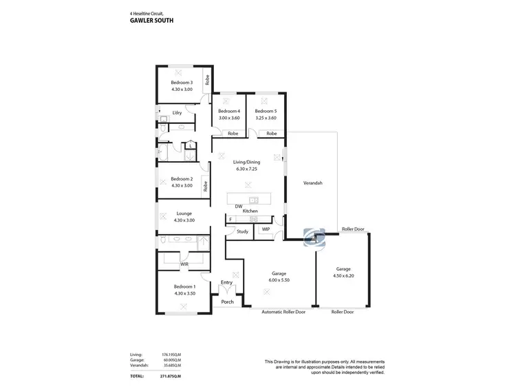 Floorplan of Homely house listing, 4 Heseltine Circuit, Gawler South SA 5118