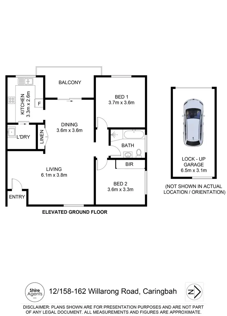 Floorplan of Homely apartment listing, 12/158-162 Willarong Road, Caringbah NSW 2229