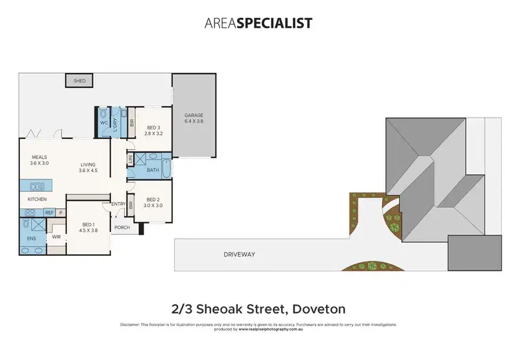Floorplan of Homely unit listing, 2/3 Sheoak Street, Doveton VIC 3177