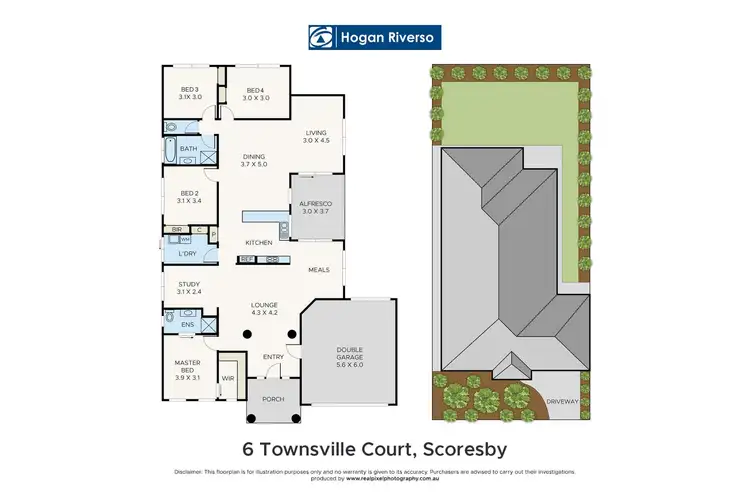 Floorplan of Homely house listing, 6 Townsville Court, Scoresby VIC 3179