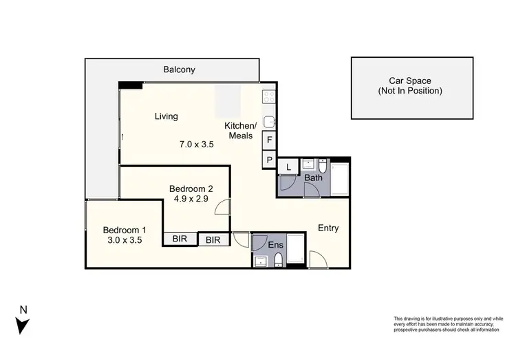 Floorplan of Homely unit listing, 204/11 Bond Street, Caulfield North VIC 3161