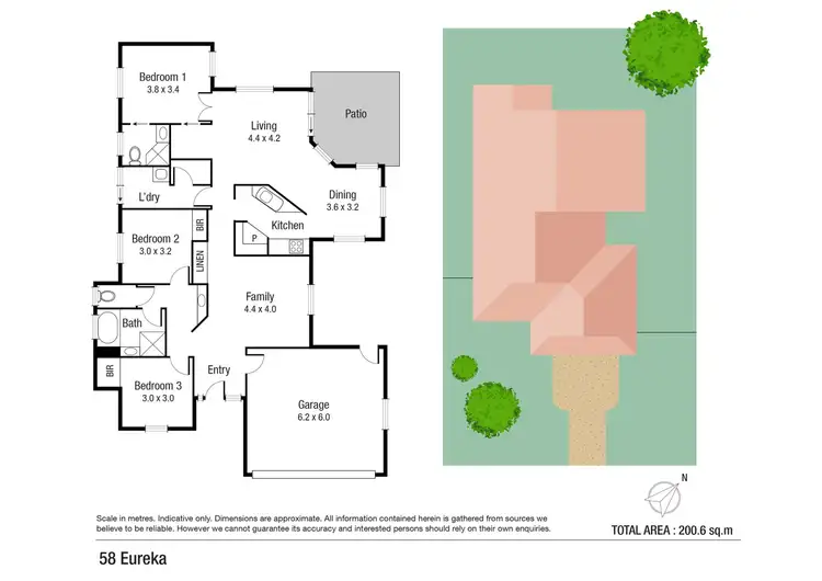 Floorplan of Homely house listing, 58 Eureka Crescent, Kirwan QLD 4817