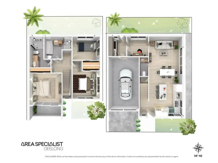 Floorplan of Homely house listing, 1/10 Reynolds Road, Belmont VIC 3216
