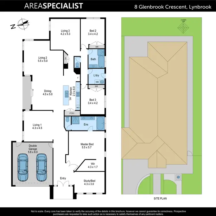 Floorplan of Homely house listing, 8 Glenbrook Crescent, Lynbrook VIC 3975