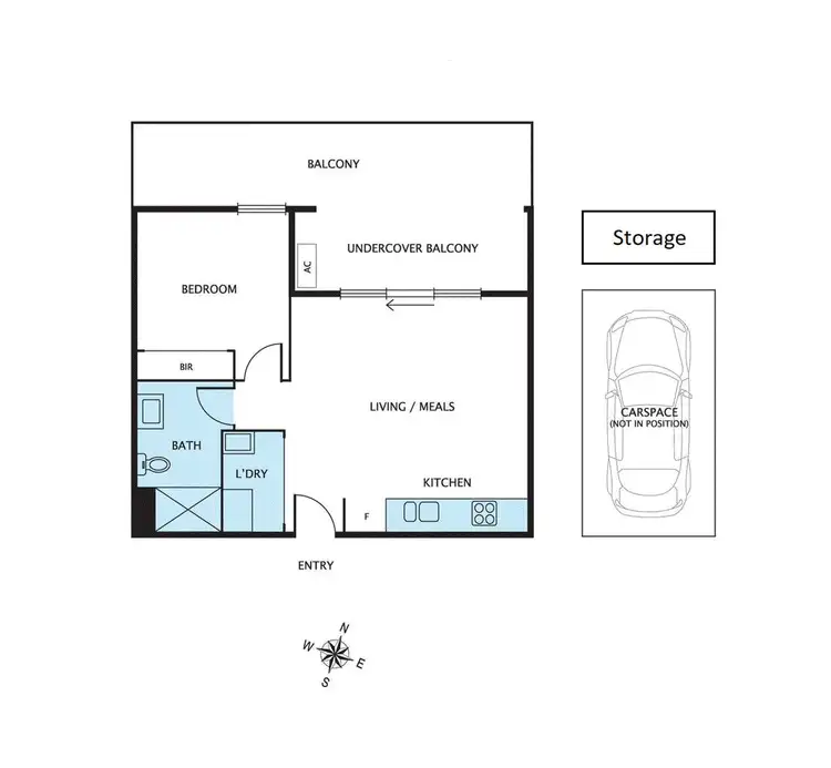 Floorplan of Homely apartment listing, 104/1005 Mt Alexander Road, Essendon VIC 3040
