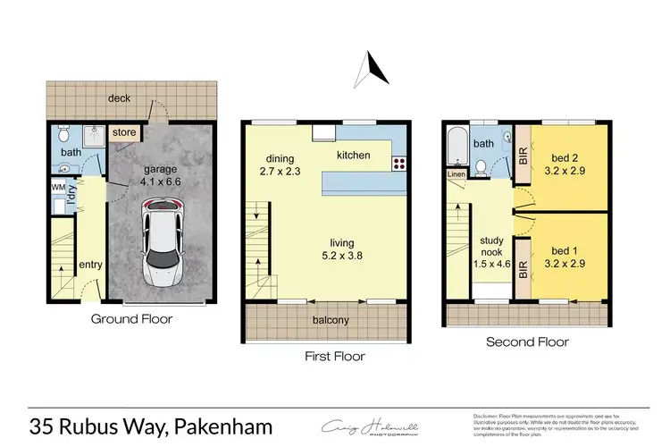 Floorplan of Homely house listing, 35 Rubus Way, Pakenham VIC 3810