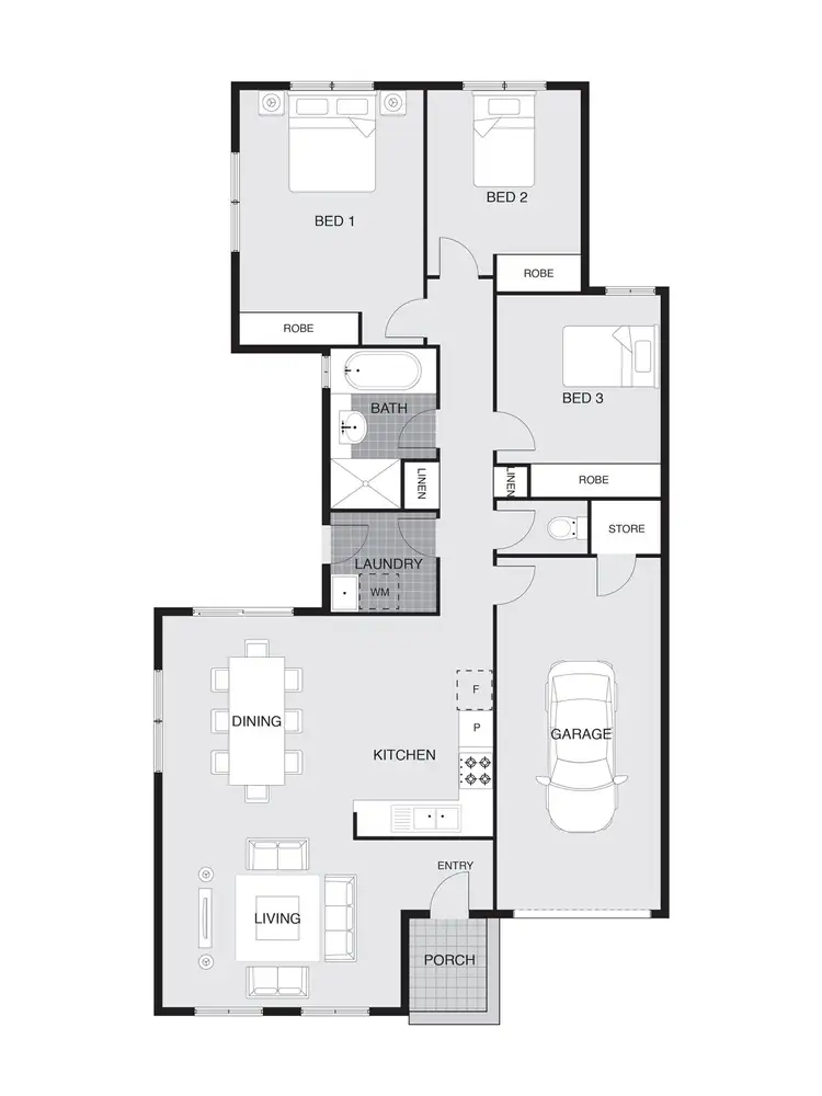 Floorplan of Homely house listing, 16 Heighway Street, Macgregor ACT 2615