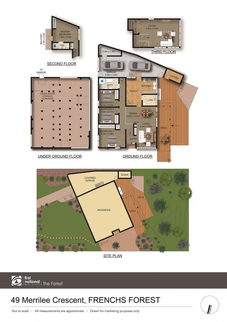 Floorplan of Homely house listing, 49 Merrilee Crescent, Frenchs Forest NSW 2086