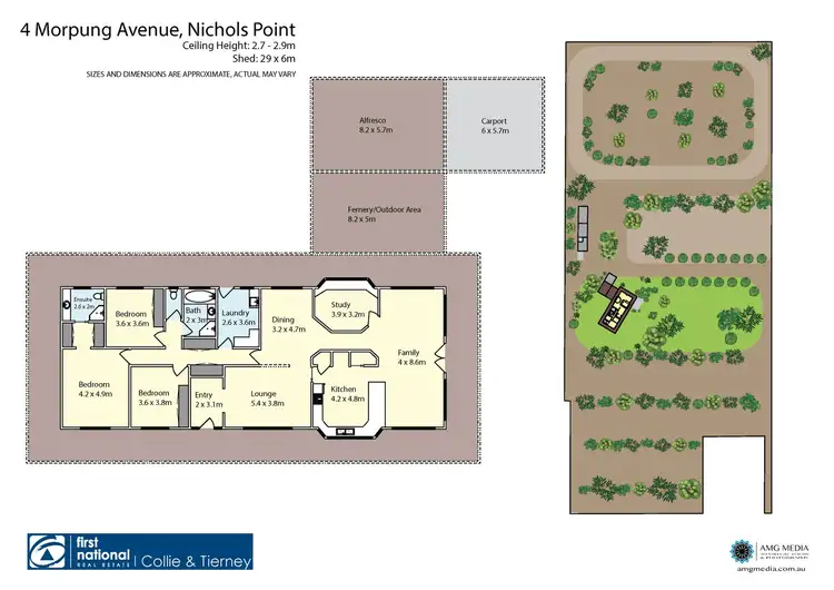 Floorplan of Homely house listing, 4 Morpung Avenue, Nichols Point VIC 3501
