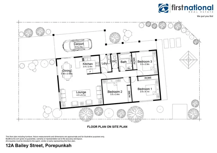 Floorplan of Homely house listing, 12A Bailey Street, Porepunkah VIC 3740