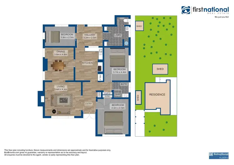 Floorplan of Homely house listing, 4 Shellcot Road, Korumburra VIC 3950