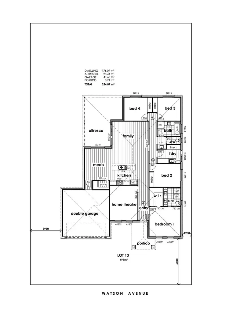 Floorplan of Homely house listing, 6 Watson Avenue, Mildura VIC 3500