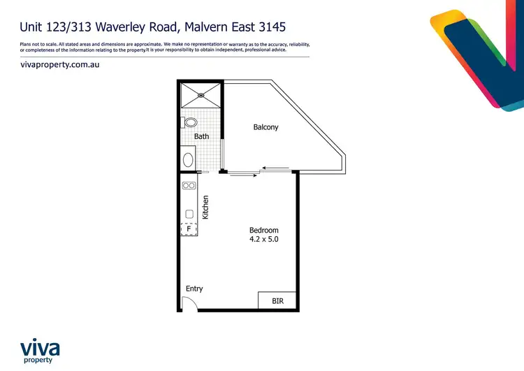 Floorplan of Homely apartment listing, 123/313 Waverley Road, Malvern East VIC 3145