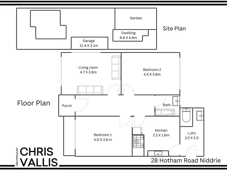 Floorplan of Homely house listing, 28 Hotham Road, Niddrie VIC 3042