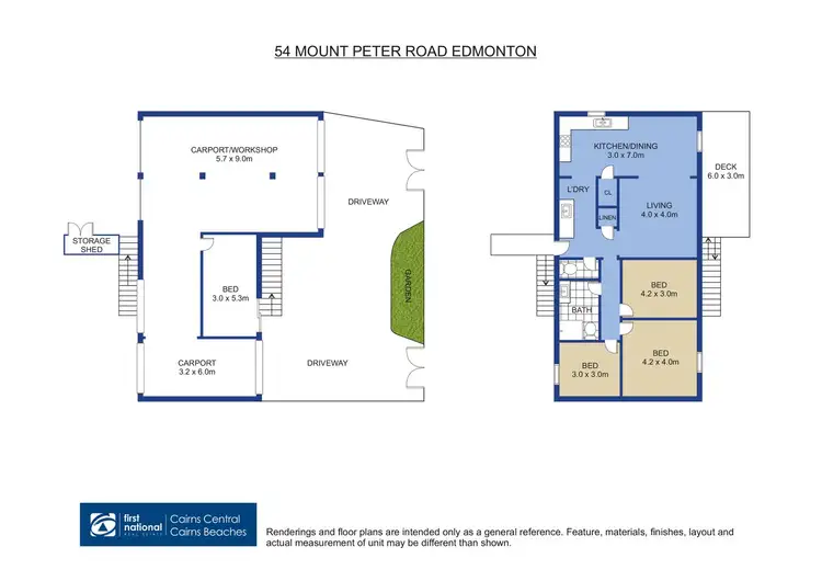 Floorplan of Homely house listing, 54 Mount Peter Road, Edmonton QLD 4869