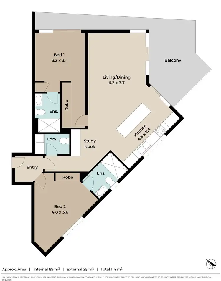 Floorplan of Homely apartment listing, 66/68 Benson Street, Toowong QLD 4066