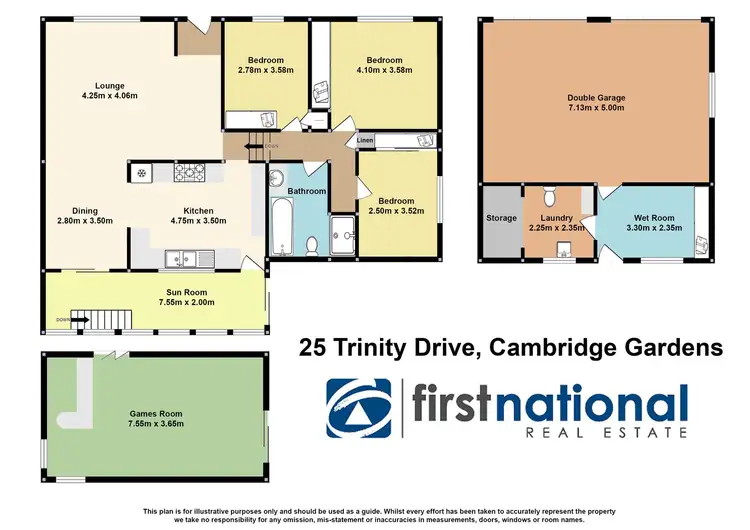 Floorplan of Homely house listing, 25 Trinity Drive, Cambridge Gardens NSW 2747