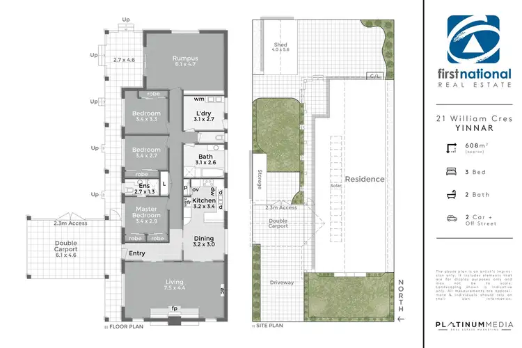 Floorplan of Homely house listing, 21 William Crescent, Yinnar VIC 3869