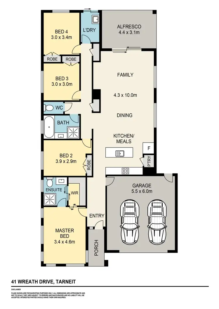 Floorplan of Homely house listing, 41 Wreath Drive, Tarneit VIC 3029