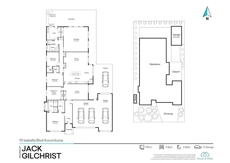 Floorplan of Homely house listing, 10 Isabella Boulevard, Korumburra VIC 3950
