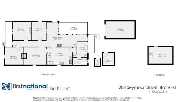 Floorplan of Homely house listing, 208 Seymour Street, Bathurst NSW 2795