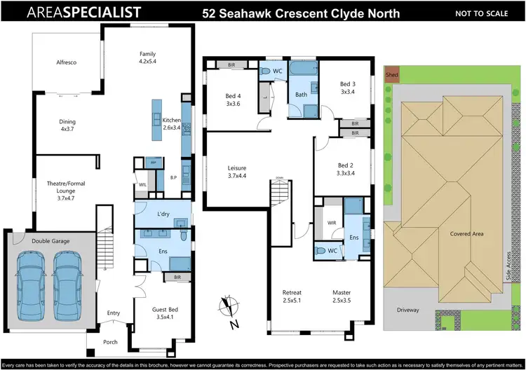 Floorplan of Homely house listing, 52 Seahawk Crescent, Clyde North VIC 3978