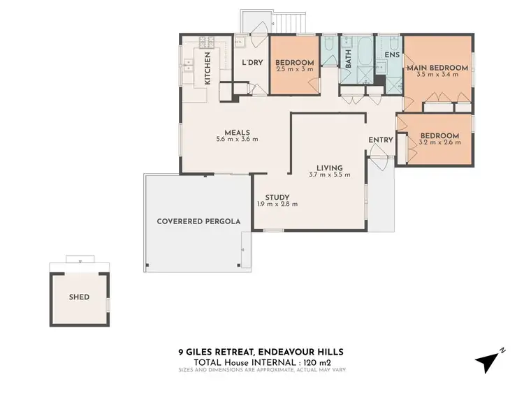 Floorplan of Homely house listing, 9 Giles Retreat, Endeavour Hills VIC 3802