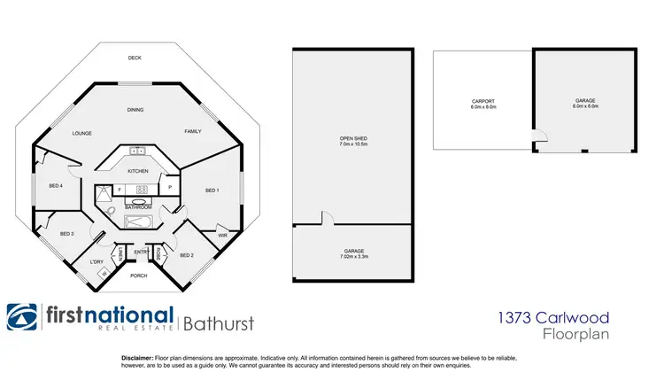 Floorplan of Homely rural property listing, 1373 Carlwood Road, O'connell NSW 2795