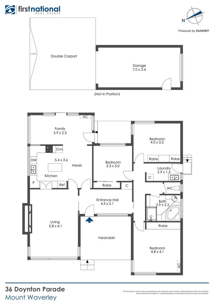 Floorplan of Homely house listing, 36 Doynton Parade, Mount Waverley VIC 3149