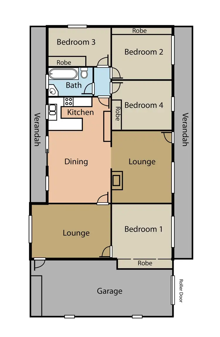 Floorplan of Homely rural property listing, 723 Brewongle Lane, Brewongle NSW 2795