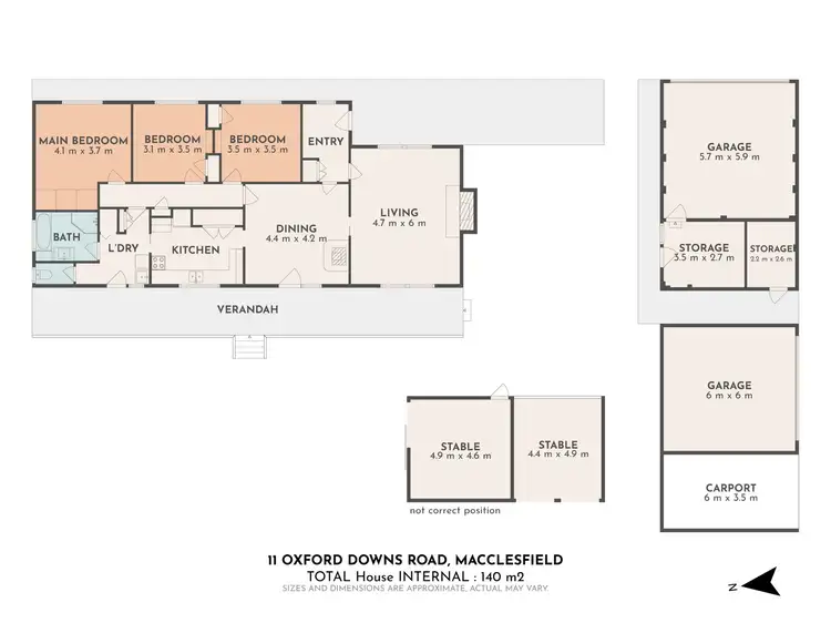 Floorplan of Homely house listing, 11 Oxford Downs Road, Macclesfield VIC 3782