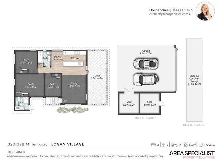 Floorplan of Homely house listing, 322-328 Miller Road, Logan Village QLD 4207