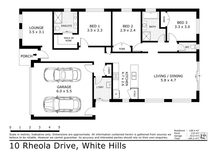 Floorplan of Homely house listing, 10 Rheola Drive, White Hills VIC 3550