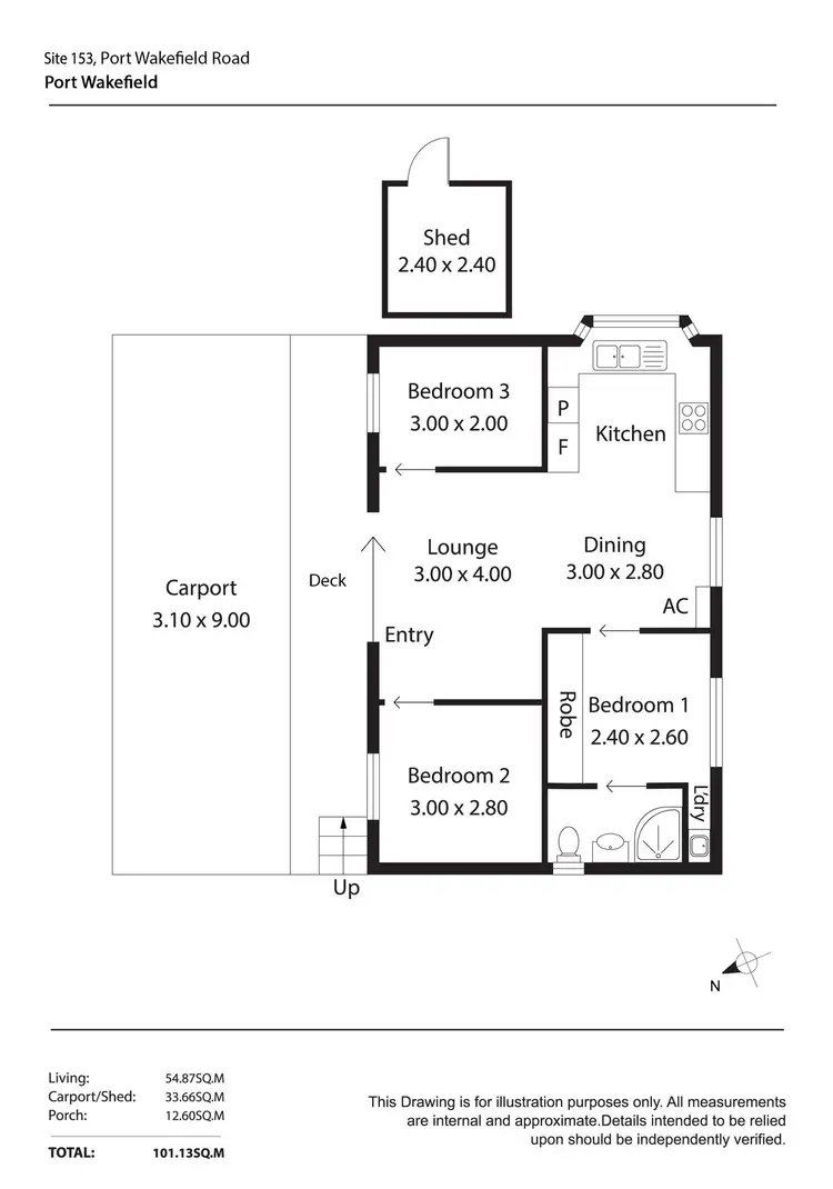 Floorplan of Homely house listing, Site 154/925-963 Port Wakefield Road, Bolivar SA 5110