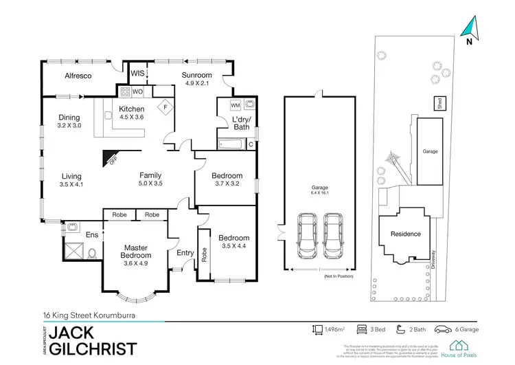 Floorplan of Homely house listing, 16 King Street, Korumburra VIC 3950